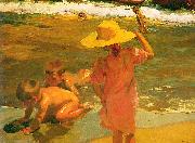 Joaquin Sorolla Children on the Seashore, china oil painting artist